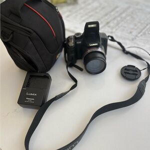 Panasonic LUMIX Black Digital Camera with Accessories